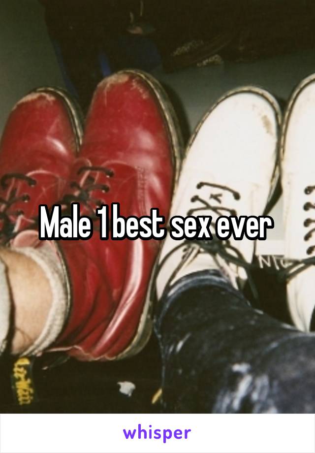 Male 1 best sex ever 