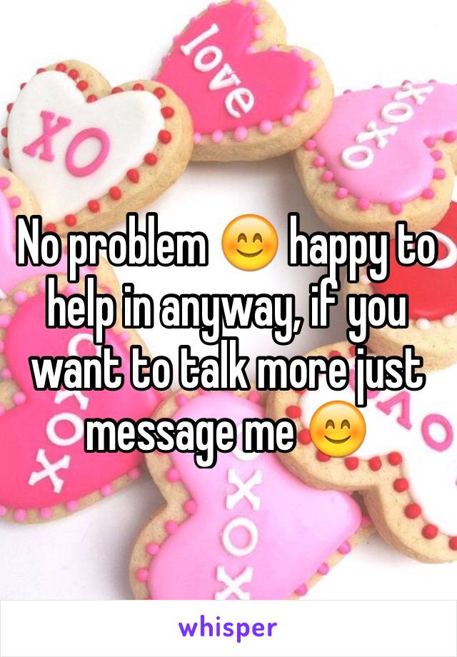 No problem 😊 happy to help in anyway, if you want to talk more just message me 😊