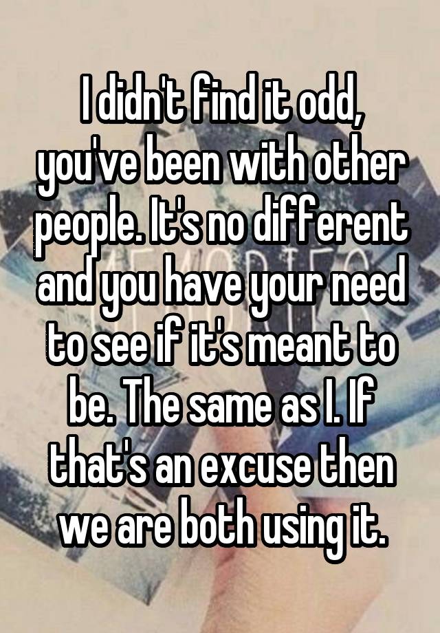 i-didn-t-find-it-odd-you-ve-been-with-other-people-it-s-no-different-and-you-have-your-need-to