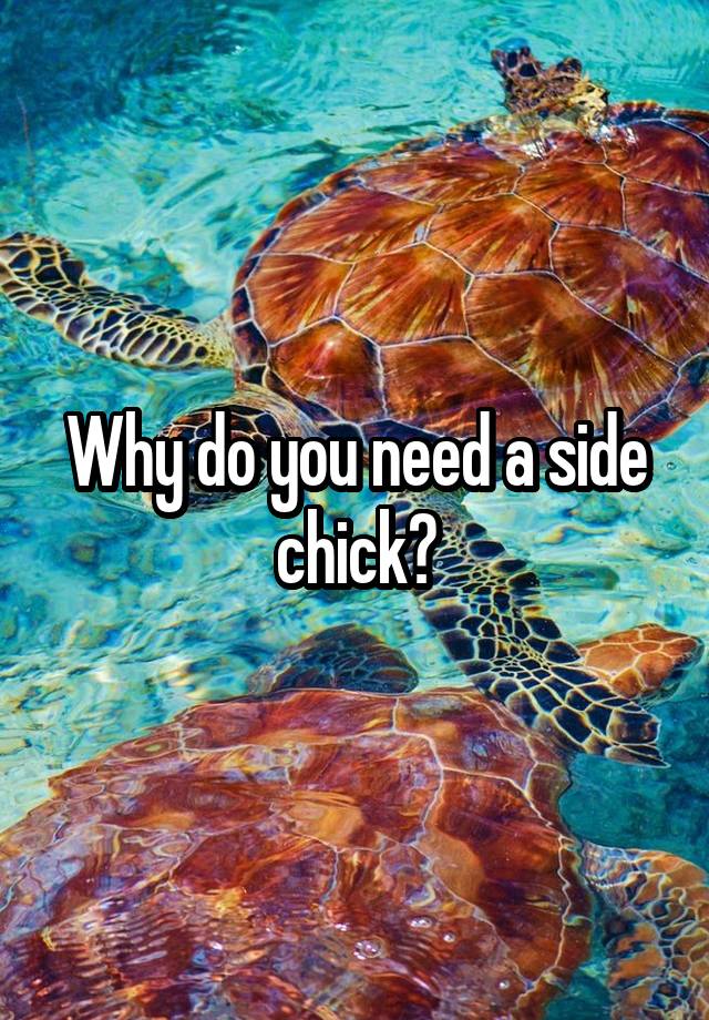 why-do-you-need-a-side-chick