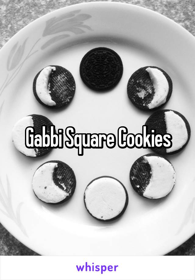 Gabbi Square Cookies