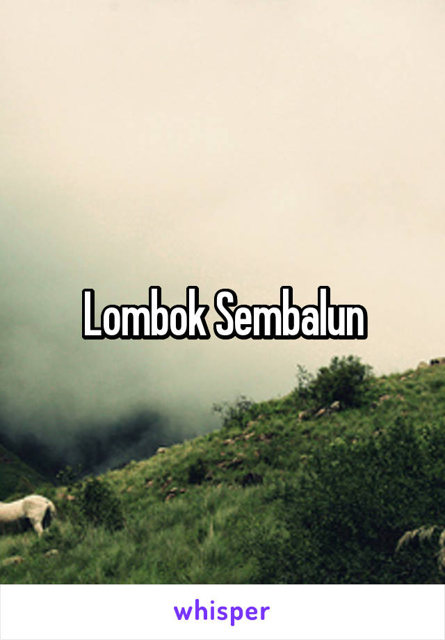 Lombok Sembalun
