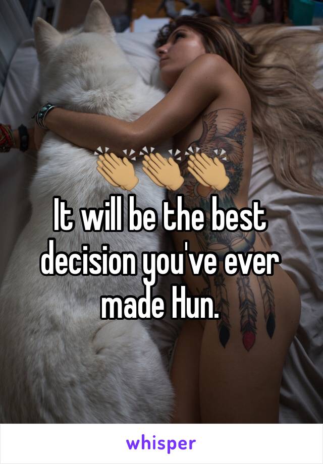 👏🏽👏🏽👏🏽
It will be the best decision you've ever made Hun. 