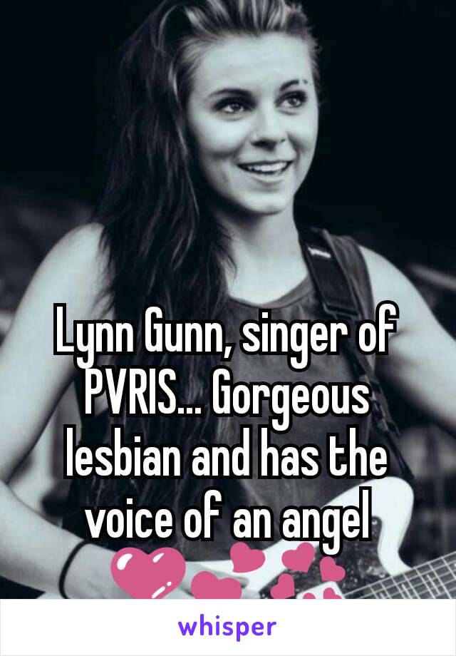 Lynn Gunn, singer of PVRIS... Gorgeous lesbian and has the voice of an angel 💜💕💞