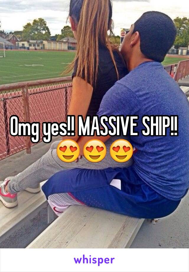 Omg yes!! MASSIVE SHIP!! 😍😍😍