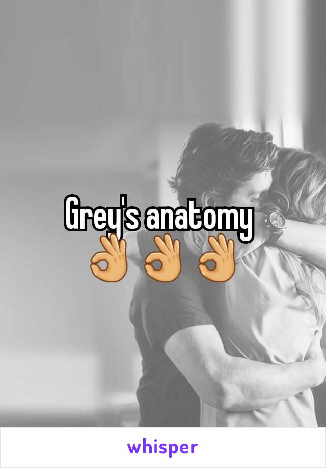Grey's anatomy 
👌👌👌