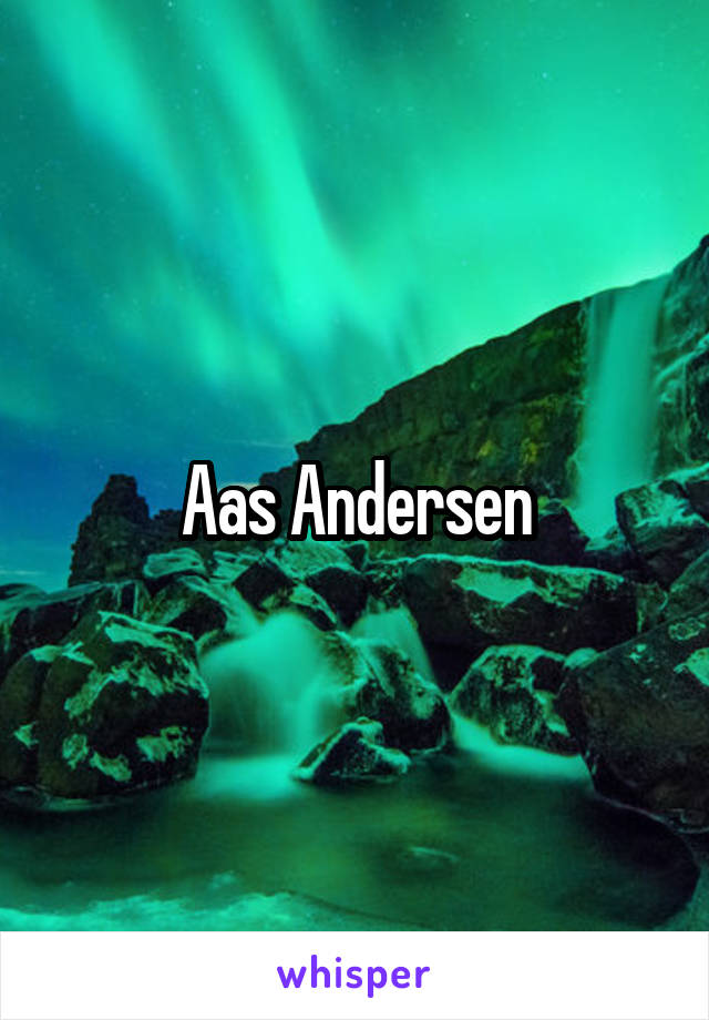 Aas Andersen