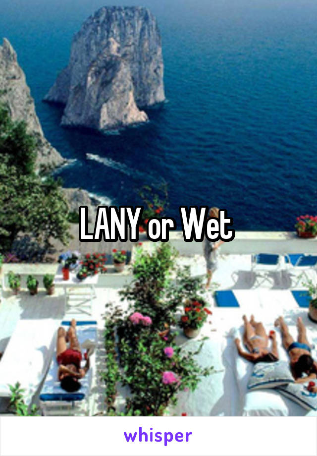 LANY or Wet 