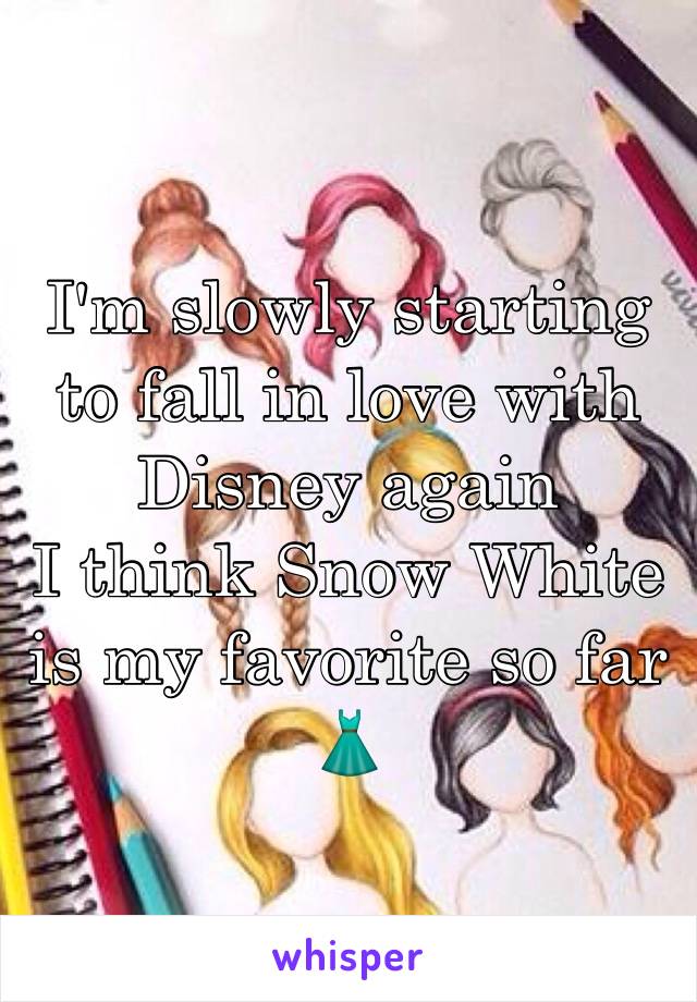 I'm slowly starting to fall in love with Disney again
I think Snow White is my favorite so far
👗