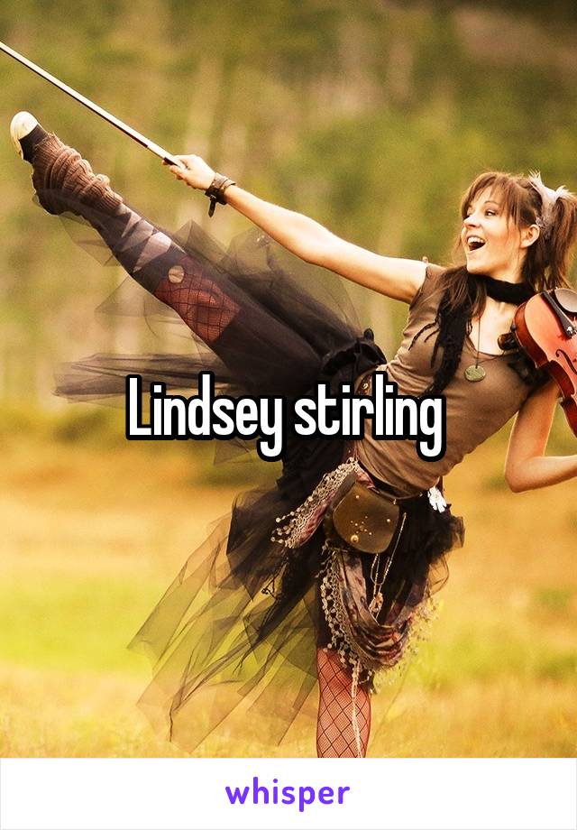 Lindsey stirling 