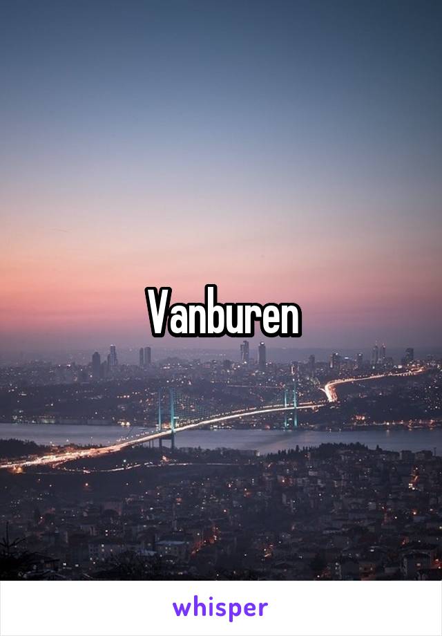 Vanburen