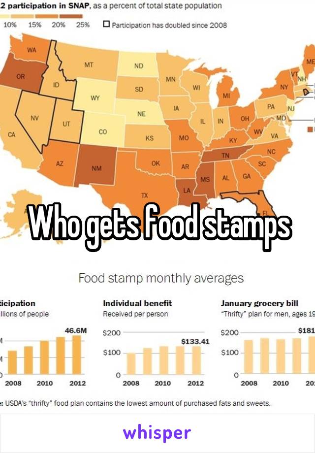 Who gets food stamps