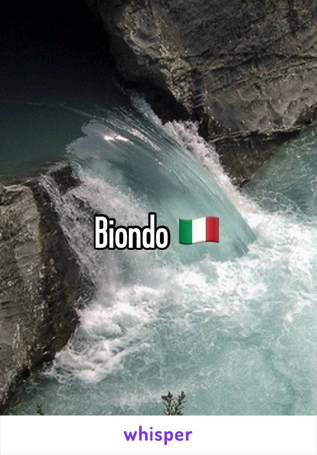 Biondo 🇮🇹