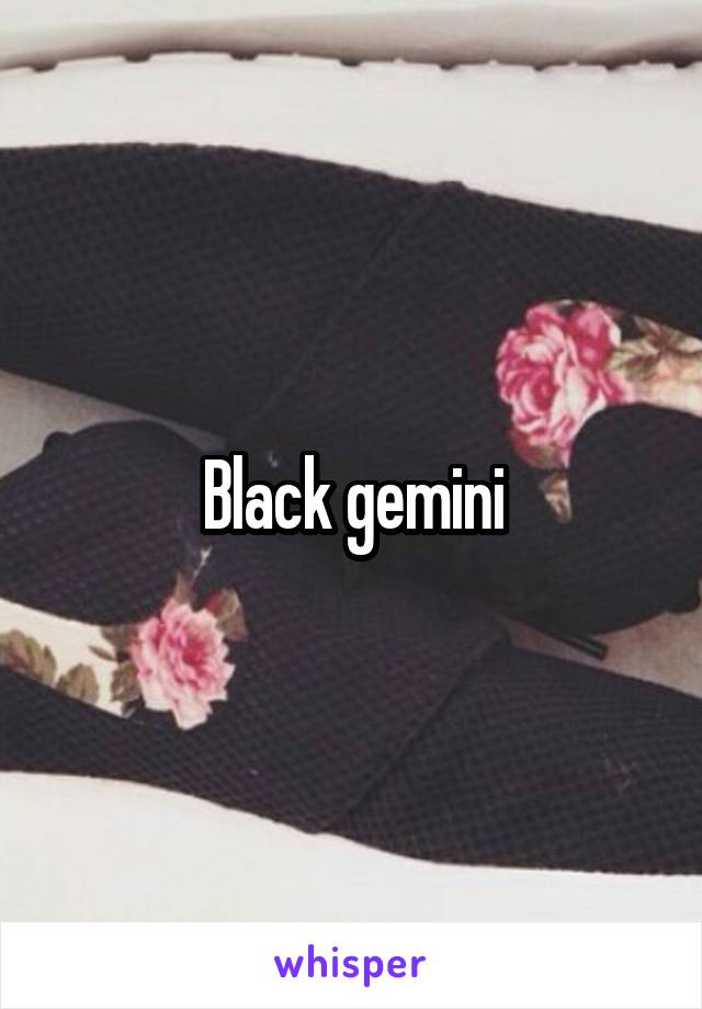 Black gemini