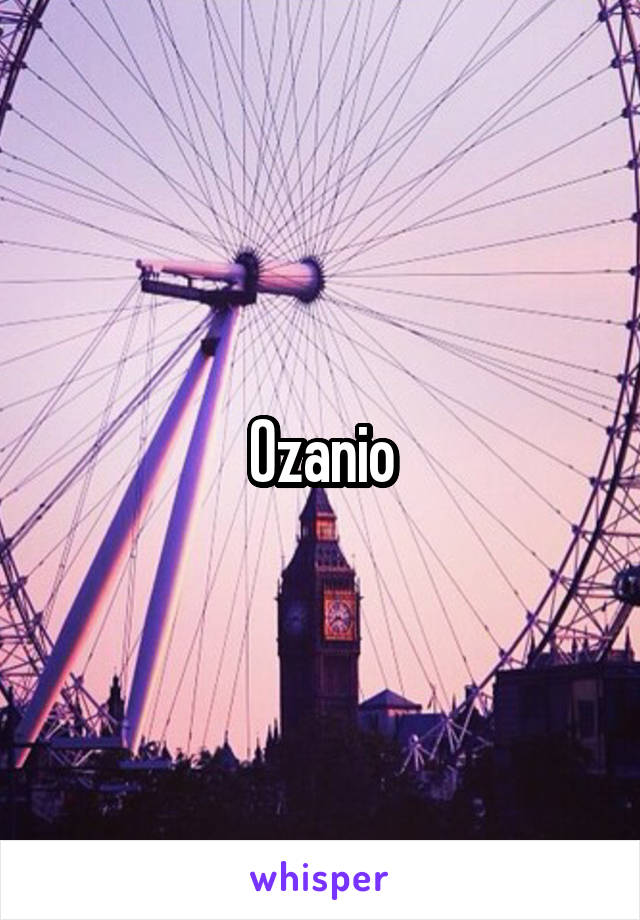 Ozanio