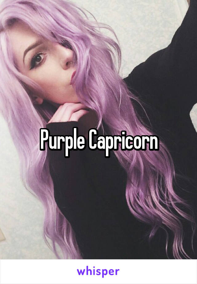 Purple Capricorn