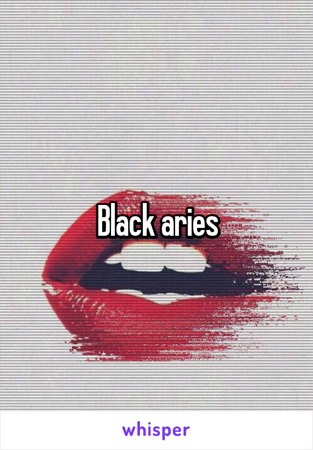 Black aries