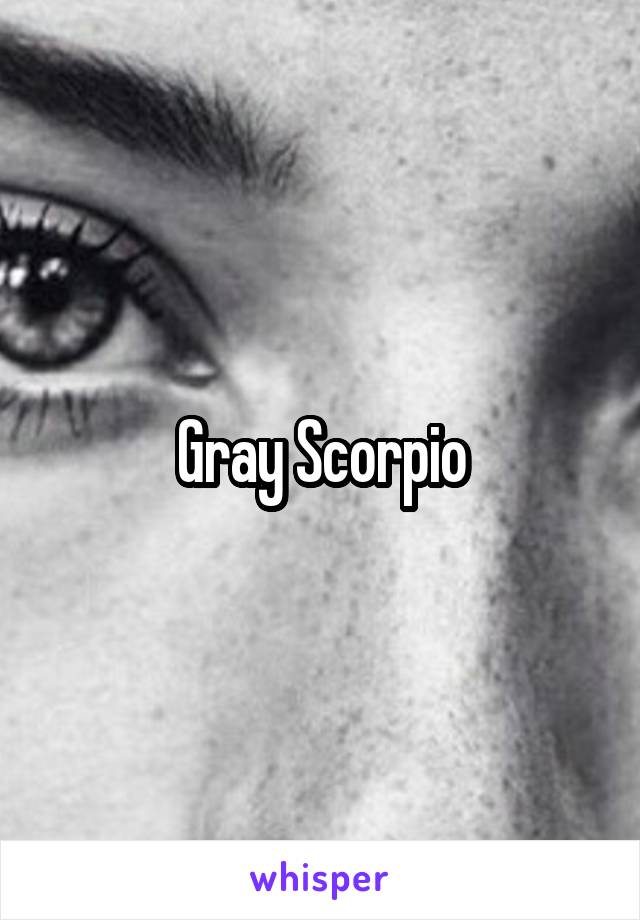 Gray Scorpio