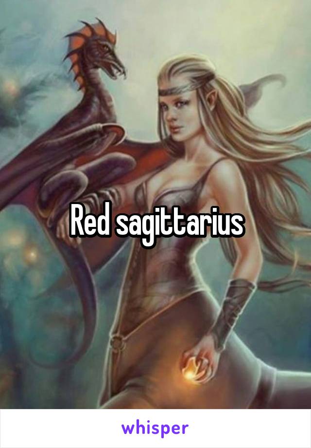 Red sagittarius