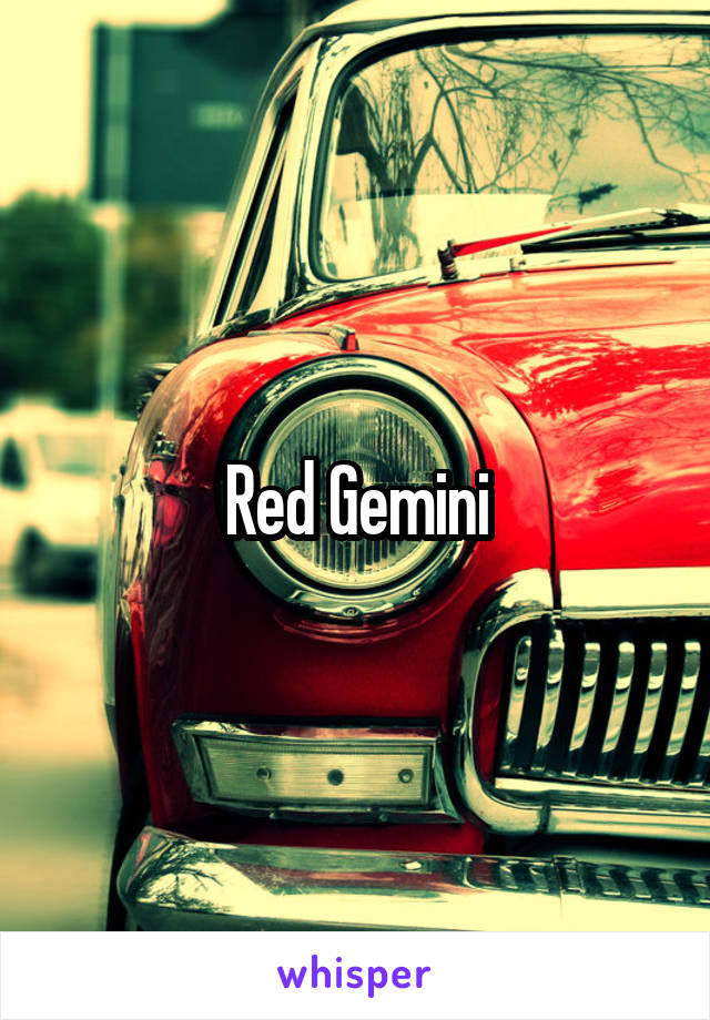 Red Gemini