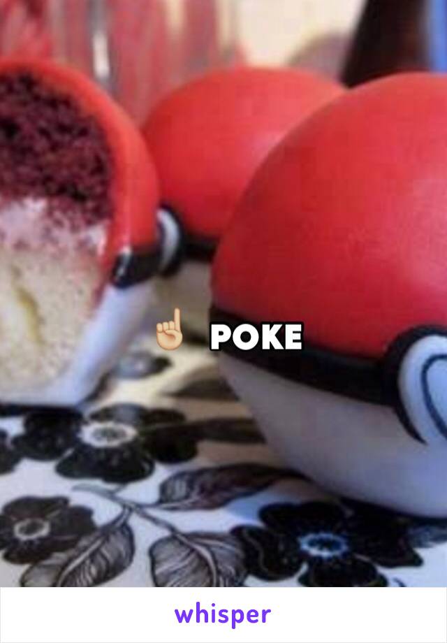 ☝🏼️ poke 