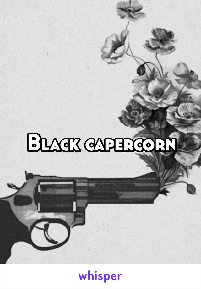 Black capercorn