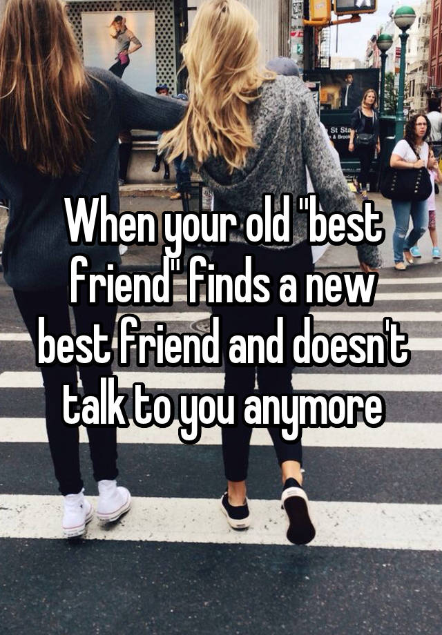 How To Talk To Your Old Best Friend