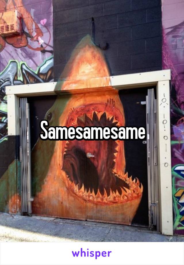 Samesamesame