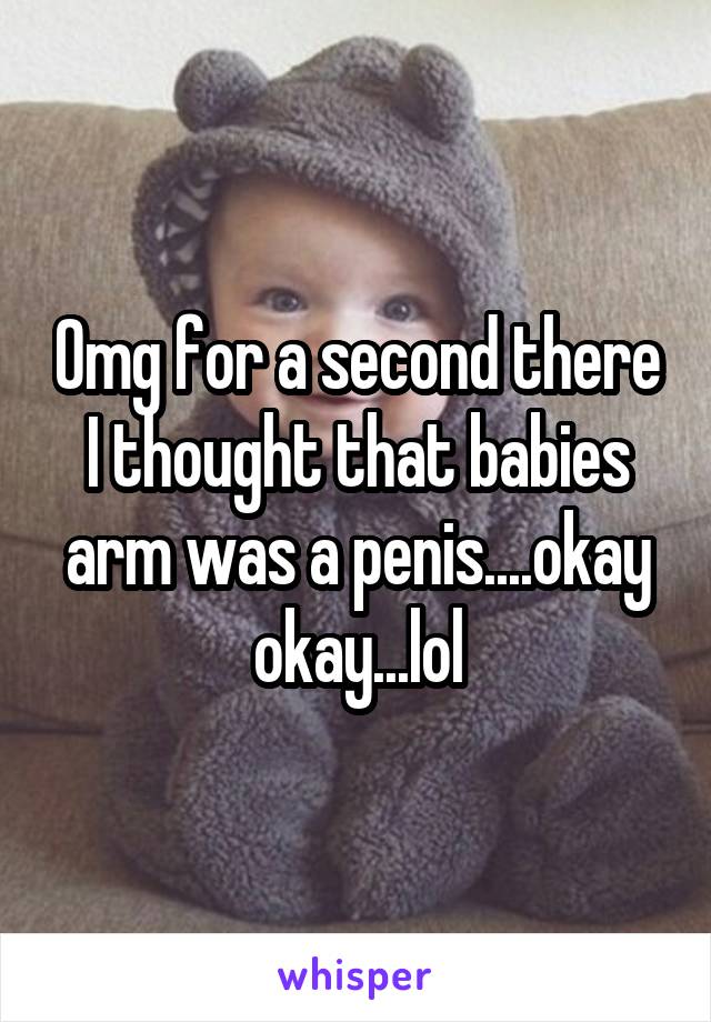 Omg for a second there I thought that babies arm was a penis....okay okay...lol