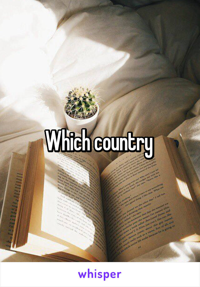 Which country 