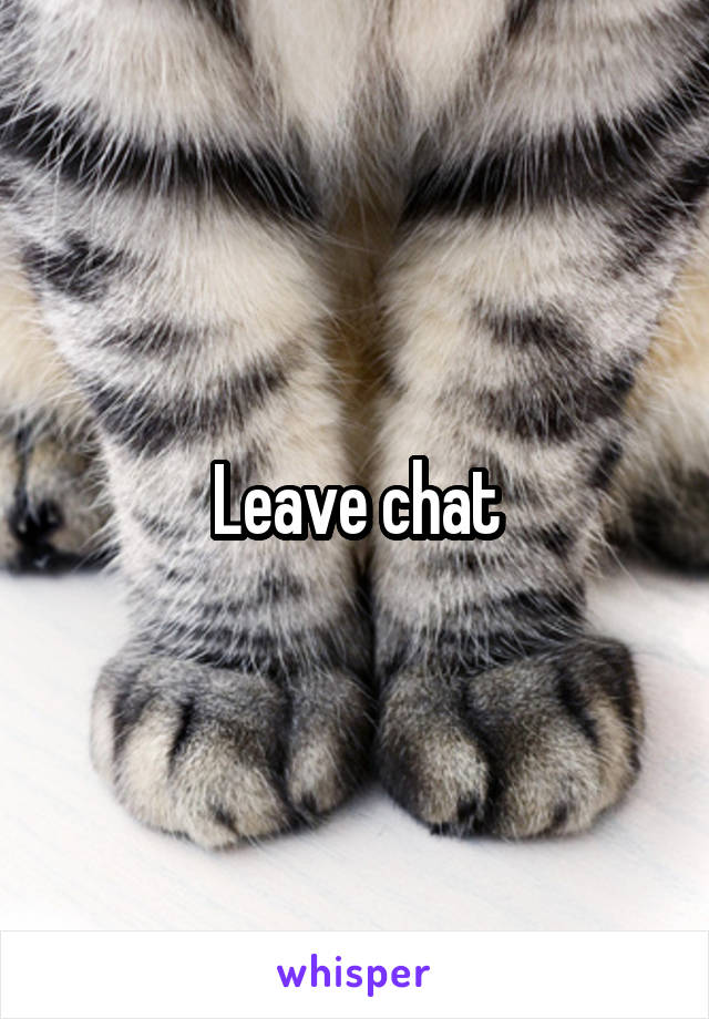 Leave chat