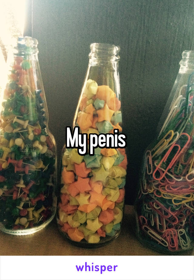 My penis 