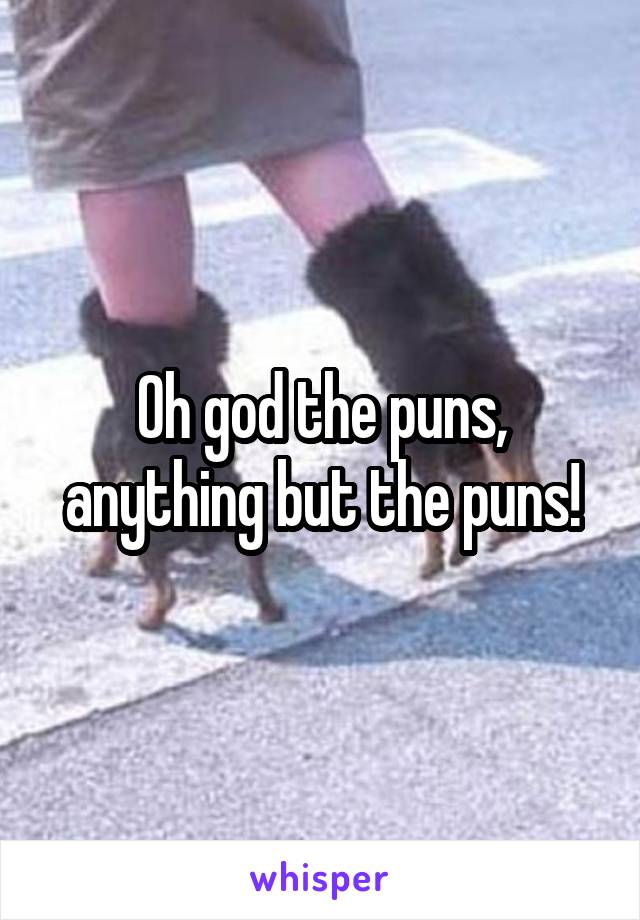 Oh god the puns, anything but the puns!