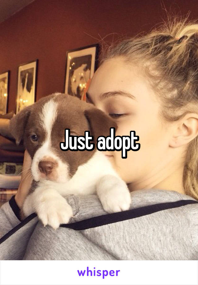 Just adopt