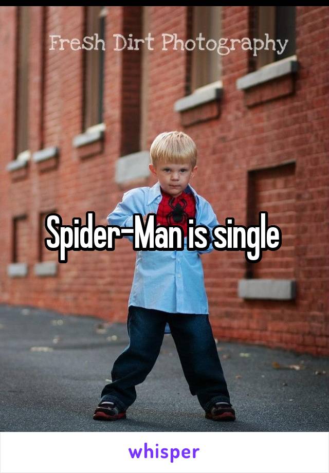 Spider-Man is single 