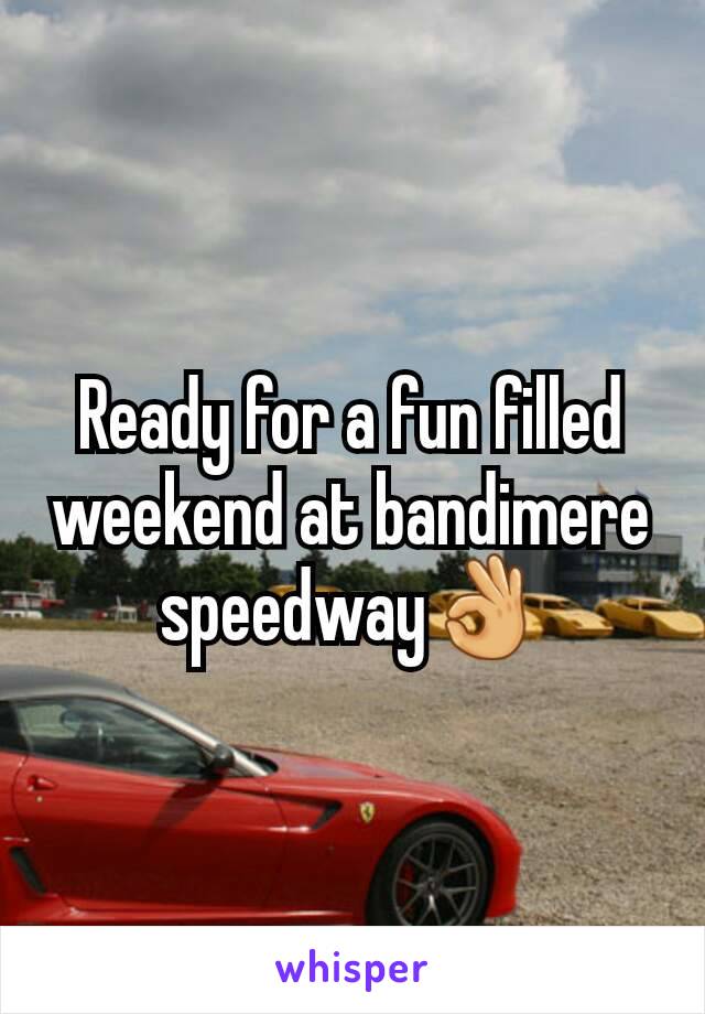 Ready for a fun filled weekend at bandimere speedway👌