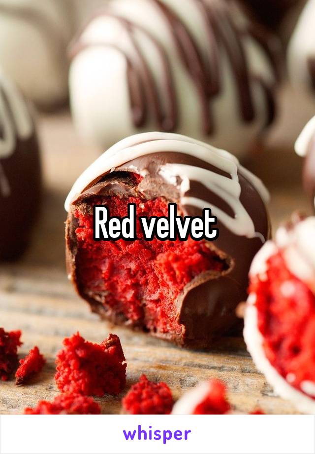 Red velvet 