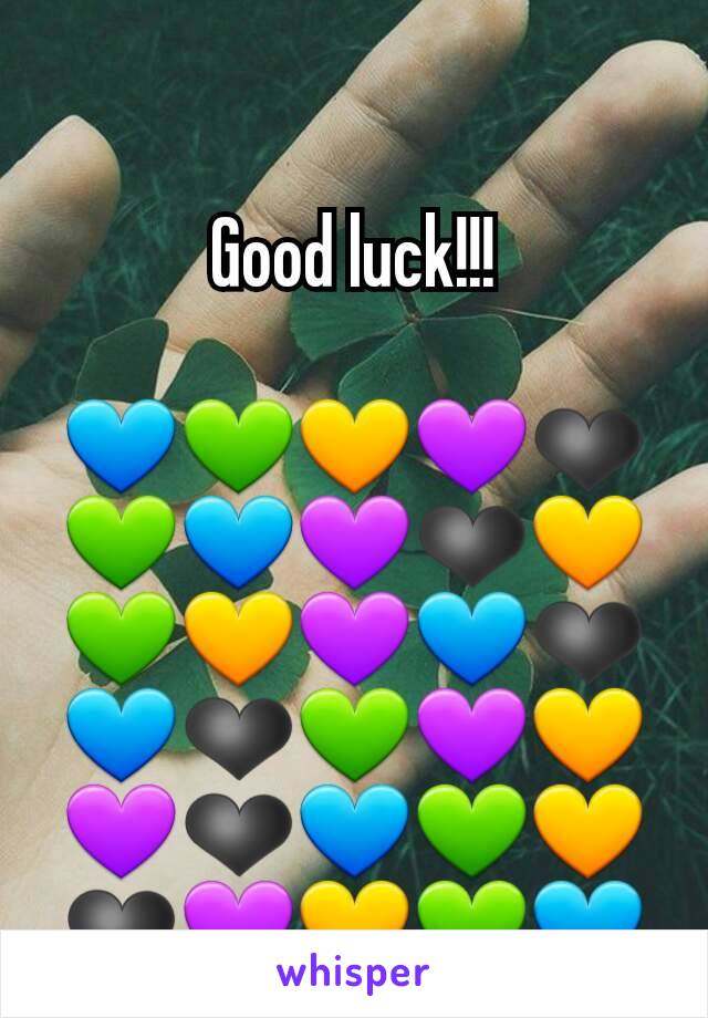 Good luck!!!

💙💚💛💜❤💚💙💜❤💛💚💛💜💙❤💙❤💚💜💛💜❤💙💚💛❤💜💛💚💙