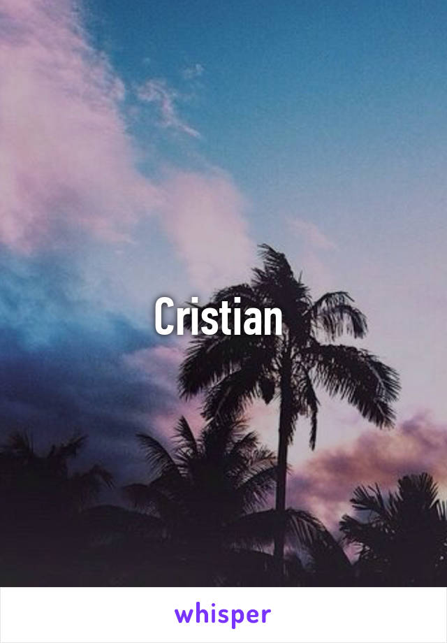 Cristian 