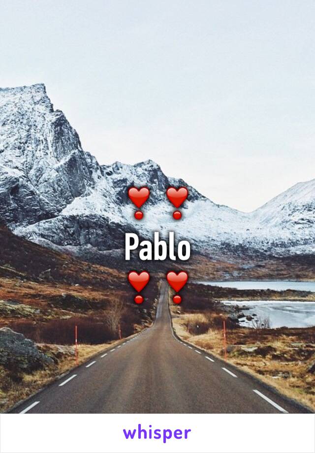 ❣❣
Pablo
❣❣