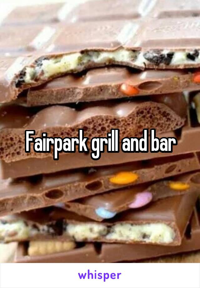 Fairpark grill and bar