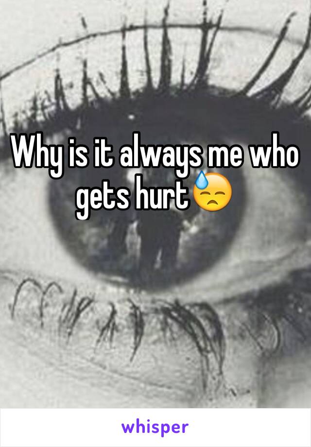 Why is it always me who gets hurt😓
