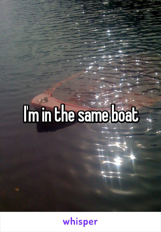 I'm in the same boat