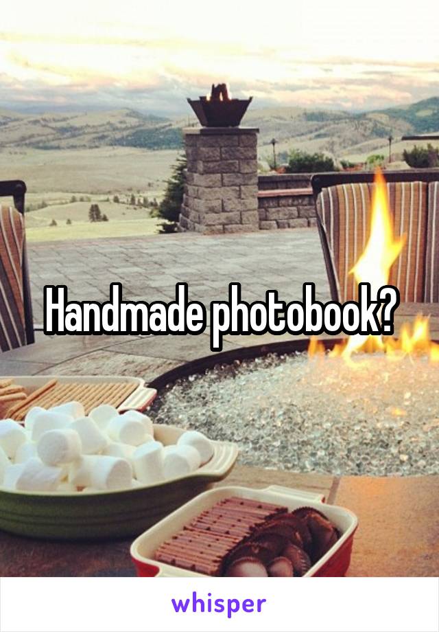 Handmade photobook?