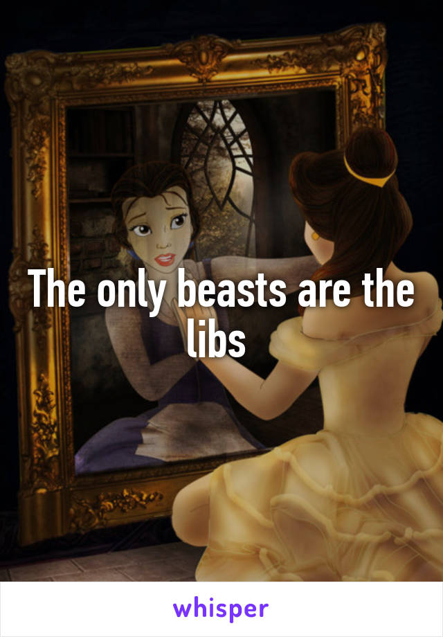 The only beasts are the libs 
