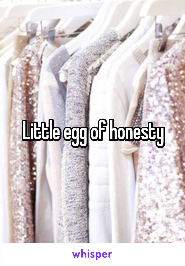 Little egg of honesty