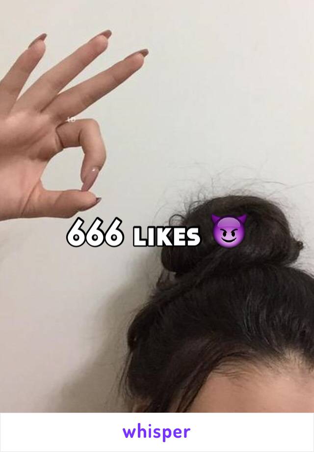 666 likes 😈