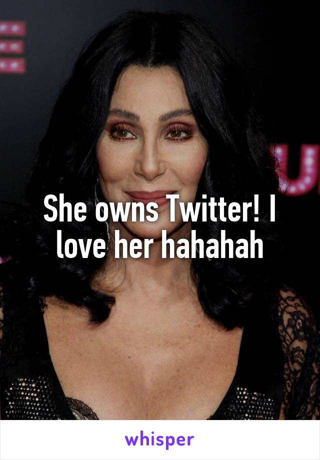 She owns Twitter! I love her hahahah