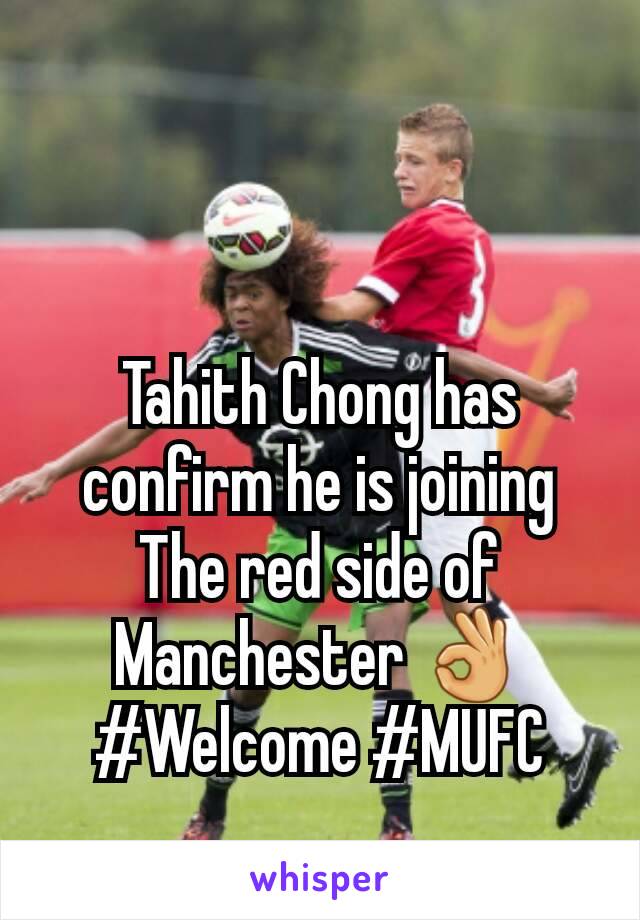 Tahith Chong has confirm he is joining The red side of Manchester 👌 #Welcome #MUFC