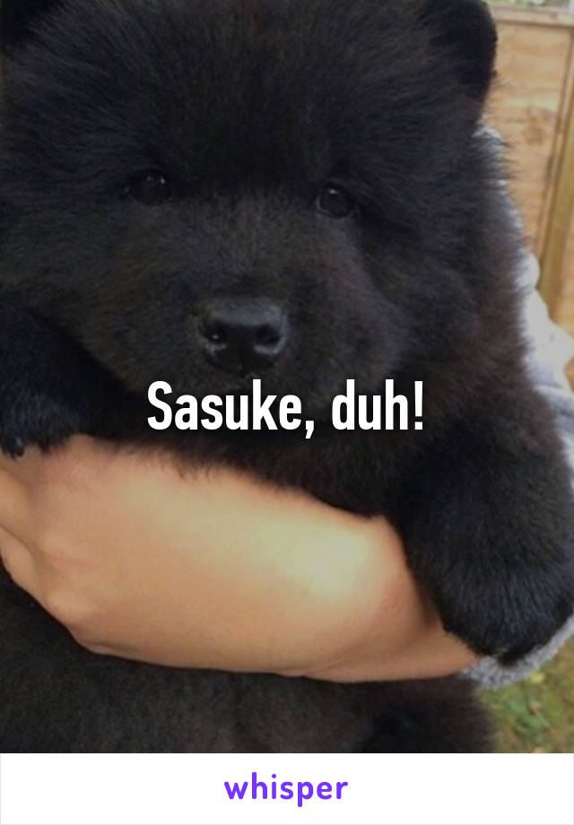 Sasuke, duh!